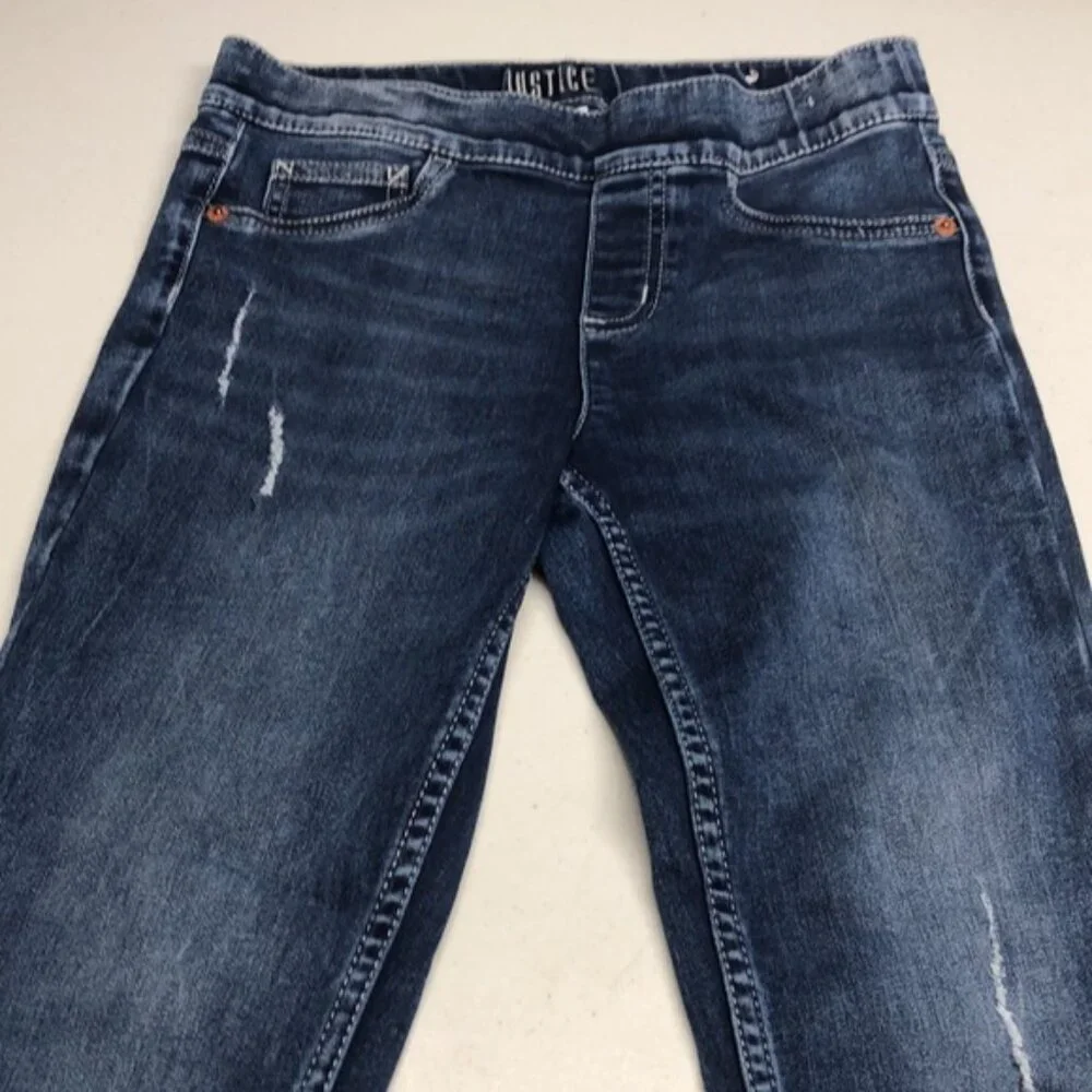 GIRLS JUSTICE MID-RISE LEGGING JEANS (GIRLS) 14x28⭐️